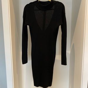 Black knit dress NWOT